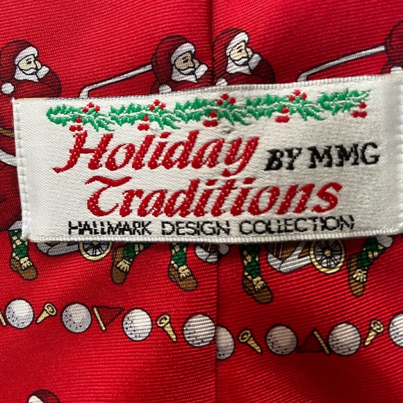 Two Golfing Santa Holiday Ties - Picture 8 of 10